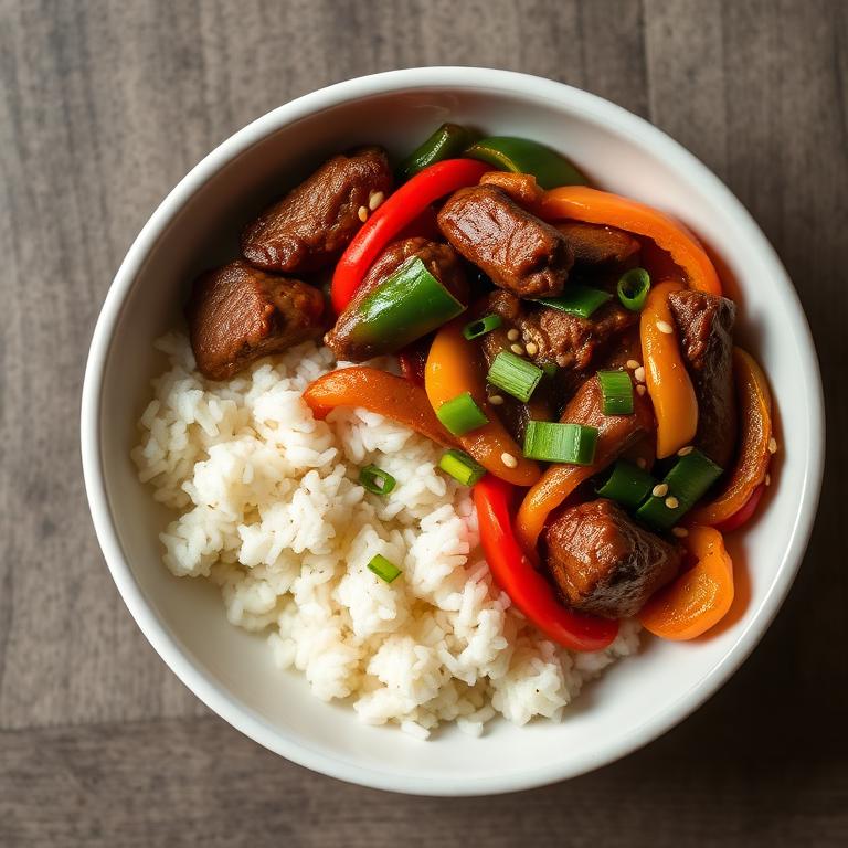 Beef & Pepper Stir Fry