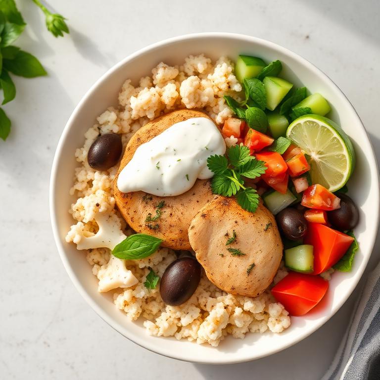 Greek Chicken & Cauli Rice